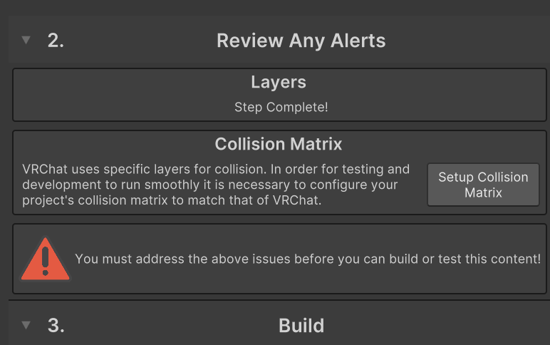 Layer/Collision修正画面